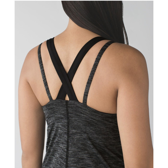 Lululemon Camo Bra Relaxed Tank 6 Gray Black NWOT - Picture 5 of 14